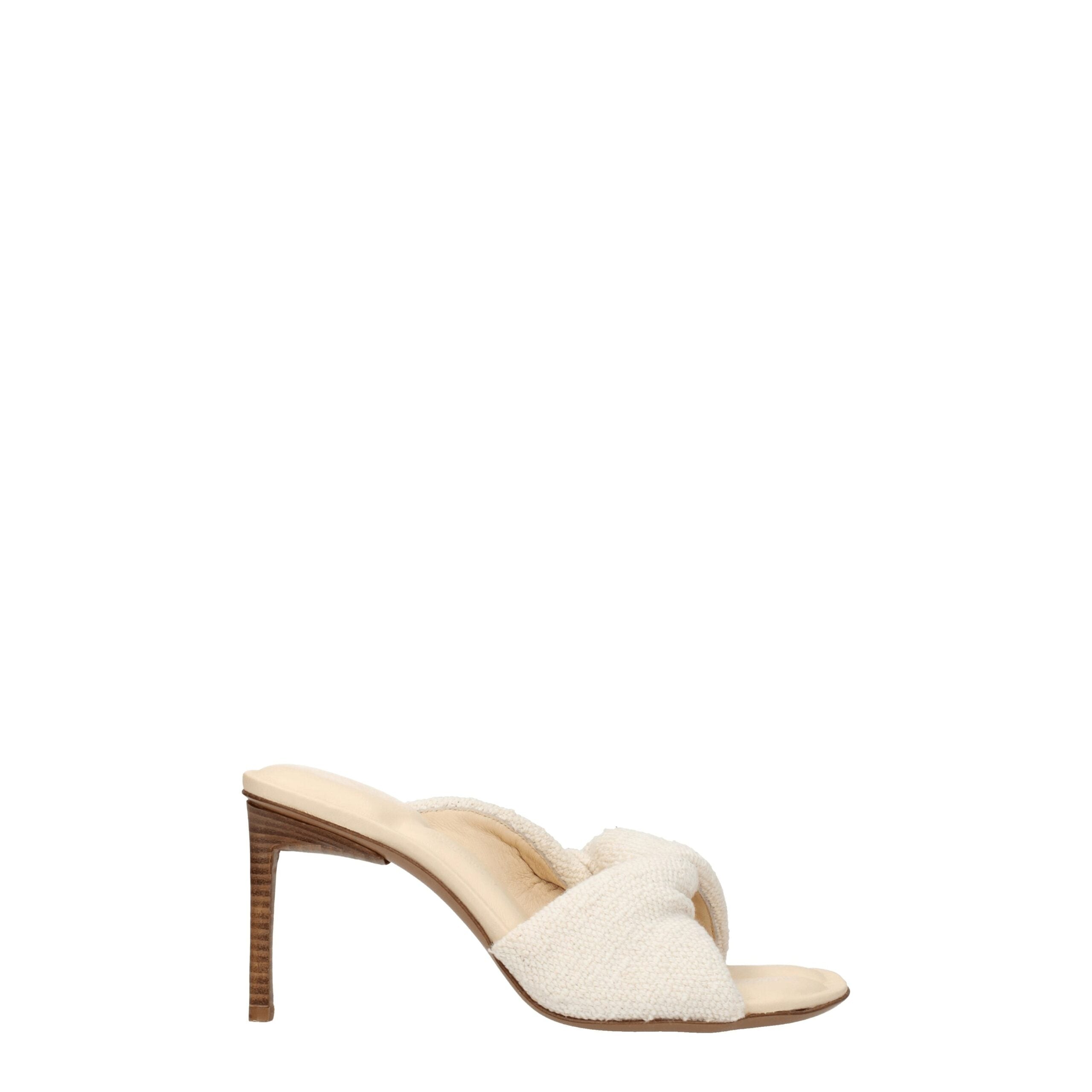 Jacquemus Beige Fabric Sandal